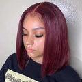 Glueless 5x5 Lace Bob Wigs. Human Hair