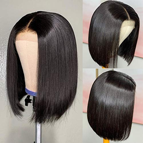 Glueless 5x5 Lace Bob Wigs. Human Hair